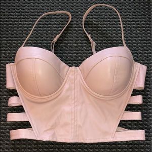 Light pink crop top